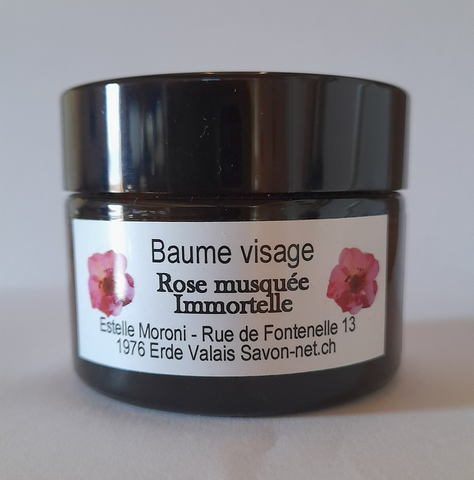 Edelweiss Ciste Rose musquée Baume visage